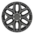 thumbnail image 2 of OE Wheels CV98 20 Inch Rims Fit Silverado 1500 Snowflake Style 6x139.7 20x9 Gloss Black with Milled Edge - Hollander 5668 (Set of 4), 2 of 5