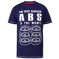 thumbnail image 1 of Duke Mens D555 Marco Printed Kingsize T-Shirt, 1 of 3