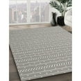 thumbnail image 3 of Ahgly Company Machine Washable Indoor Rectangle Contemporary Gunmetal Gray Area Rugs, 7' x 9', 3 of 7
