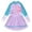 Purple2, variant on lnmuld Girls Swimsuit One Piece Long Sleeve Swimsuit Jumpsuit Rash Guard Bathing Suit for Sun and Comfort Color:Purple2,Size:10-12 Years