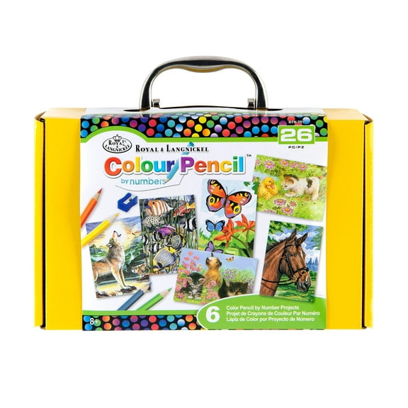 Royal & Langnickel(R) Color Pencil By Number Project Kit-
