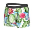thumbnail image 2 of Kll Flowers And Cactus Men'S Cotton Boxer Briefs Underwear-Large, 2 of 9