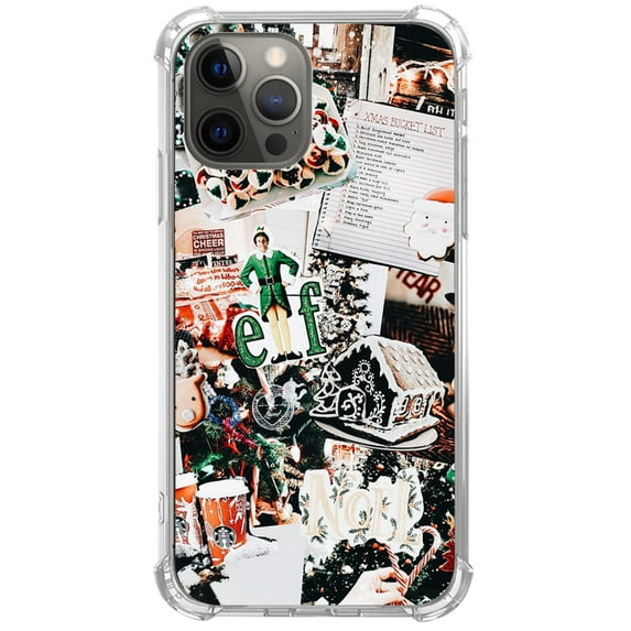 Christmas Elf Case Compatible with iPhone 11,Unique Art Design TPU Bumper Cover Case
