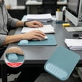 thumbnail image 2 of TACILIP Office Supplies, 1PC Ergonomic Mouse Pad With Wrist Support Massage Designs Non Slipss Silicone Wrist Rest Pad For Office Gaming Laptop Homess Work Typing, Womens Gifts, 2 of 6