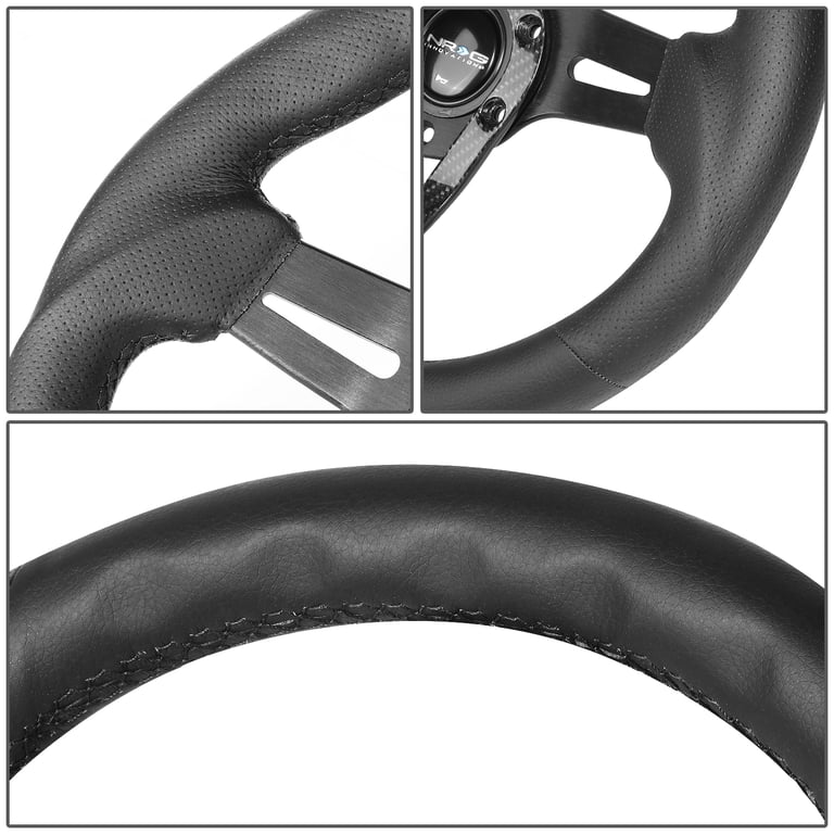 NRG Innovations NRG-RST-002RCF Carbon Fiber Aluminum 6-Bolt 320mm