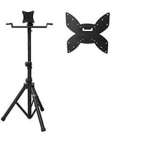 TV Stands For Flat Screens Monitor Stand Tripod Mount Folding Karaoke LCD LED