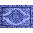 thumbnail image 1 of Ahgly Company Machine Washable Indoor Rectangle Oriental Blue Industrial Area Rugs, 8' x 12', 1 of 4