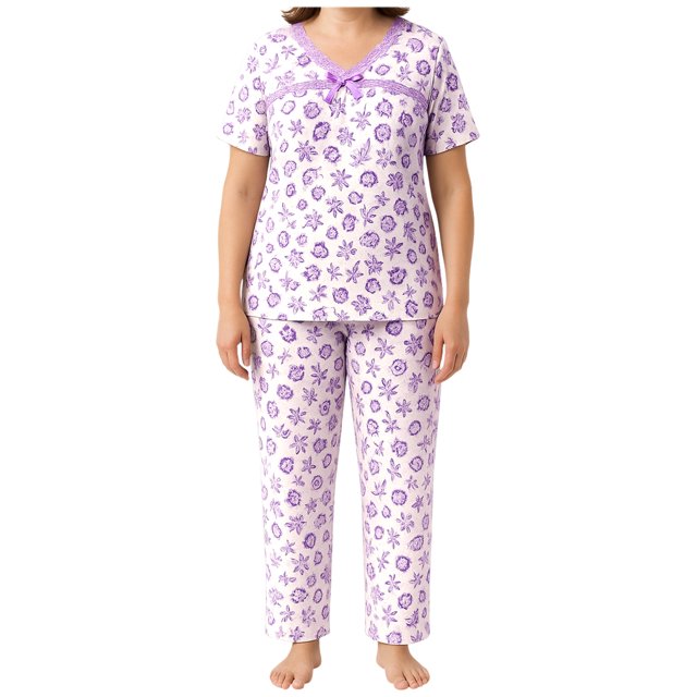 Pijama Set de Pantalón y Blusa Tatys Fashion