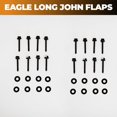 thumbnail image 2 of Eagle Manufacturing Universal Long John Mud Flaps (15″ x 36″), 2 of 4