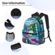 thumbnail image 3 of Balery Little Sea Turtles Mochila para Mujeres y Hombres, Mochila Ligera Casual para Viajes, Mochila Clásica Básica para la Universidad, 3 of 6