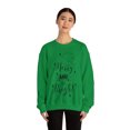 thumbnail image 4 of Merry And Bright Celebrate Christmas Unisex Heavy Blend Crewneck Sweatshirt, 4 of 7