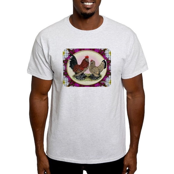 CafePress - Mille Fleur Crosshatch Light T Shirt - Men's Classic Graphic T-Shirt