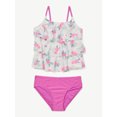 thumbnail image 4 of Justice Girls 2 piece Ruffle Tankini Swimsuit, sizes XS-XL, 4 of 6