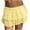 Yellow2#, variant on qolati Women's Lace Bloomers Y2k Ruffle Short Elastic Waist Bow Front Pjs Shorts Cute Microes Boyshorts