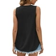 thumbnail image 4 of Fantaslook Womens Tank Tops Eyelet Crew Neck Sleeveless Tops Dressy Casual Flowy Summer Shirts, 4 of 8