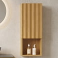 thumbnail image 4 of 59" Tall Bathroom Wall Mounted Cabinet, Narrow Storage Cabinet with Doors and Shelves, Suitable for Small Spaces, Applicable to Bathroom,, 4 of 5