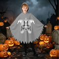 thumbnail image 6 of Zylarhe Kids Halloween Jumpsuits Dance Themed Stage Performance Party Outfit Playful Home Wear for Toddlers Grey 5-6 Years, 6 of 8