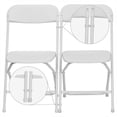 thumbnail image 2 of Scranton & Co Clips en Plastique Blancs, 2 of 2