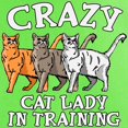 thumbnail image 3 of CafePress - Crazy Cat Lady Light T Shirt - Light T-Shirt - CP, 3 of 4