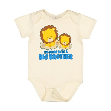 

Inktastic I m Going to Be a Big Brother with Lions Gift Baby Boy Bodysuit