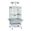 Prevue Pet Products Select Wrought Iron Parrot Bird Cage 24x20x60", Pewter