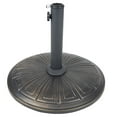 thumbnail image 5 of Oakland Living 4232-US28-AB Cast Concrete Umbrella Stand - Antique Black, 5 of 5