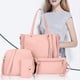 thumbnail image 2 of Bolsa 4 unids/set de hombro de compras correa ajustable PU dinero billetera mujeres para regalos JShteea Para Estrenar, 2 of 8