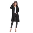 thumbnail image 5 of Womens Long Sleeve Sweater Open Front Knit Solid Cardigan, 5 of 5