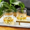 thumbnail image 6 of Viski Mountain Crystal Tumblers, Whiskey Drinking Glasses, 9 oz Set of 2, 6 of 6