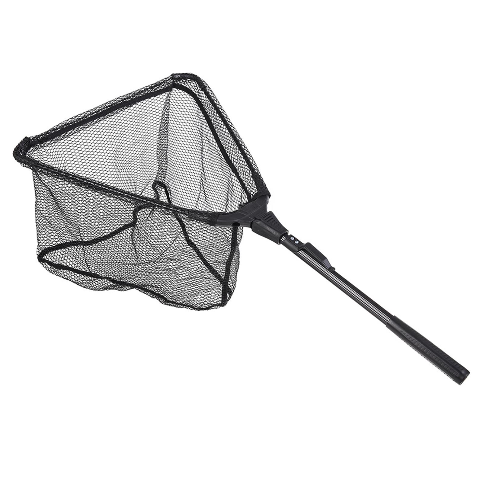 Fishing Net Foldable Control Triangle Dip Net Portable Folding