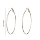 thumbnail image 3 of Qarigey 1 par de pendientes de aro, colgantes de oreja redondos de estilo Simple creativo, accesorio de moda, adornos de orejas para decoración dorada Ropa, zapatos y accesorios Miscelánea Plata 9cm Qarigey AP009026-25B, 3 of 6