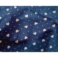 thumbnail image 4 of oneOone Silk Tabby Fabric Dot & White Heart Print Fabric BTY 42 Inch Wide, 4 of 4