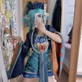thumbnail image 2 of ANIMECC en existencia, disfraz de cosplay de zombi Mikuu S-XL, lindo disfraz de vampiro chino, vestido de fiesta de Helloween para mujeres, 2 of 5