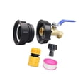 thumbnail image 4 of Adaptador de bolso IBC, conector de manguera de jardín, instalación fácil, reemplace los accesorios de hilo fino de la manguera de la manguera de 62 mm, 4 of 8