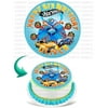 Hot Wheels Edible Cake Image Topper Personalized Picture 8 Inches Round