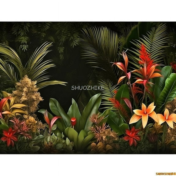 Summer Beach Digital Printed Photography Backdrops Tropical Holiday Childr Baby Birthday Party Photo Studio Background RD-03