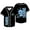 Black, variant on Jay Wheeler TRAPPii Tour Merch Baseball Jersey Shirt V-Neck Women Men Short Sleeve Streetwear Clothes