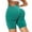 Green, variant on VENUZOR Women's Yoga Shorts High Waist Workout Shorts Butt Lifting Tummy Control Running Shorts for Gym Biker Shorts Anti-Cellulite Scrunch Pants