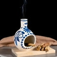 thumbnail image 3 of Handmade Ceramic Palo Santo Holder Burner - Mini Chimenea Incense Dish for Palo Santo and Sticks - Sage Holder for Meditation Decor, 3 of 7