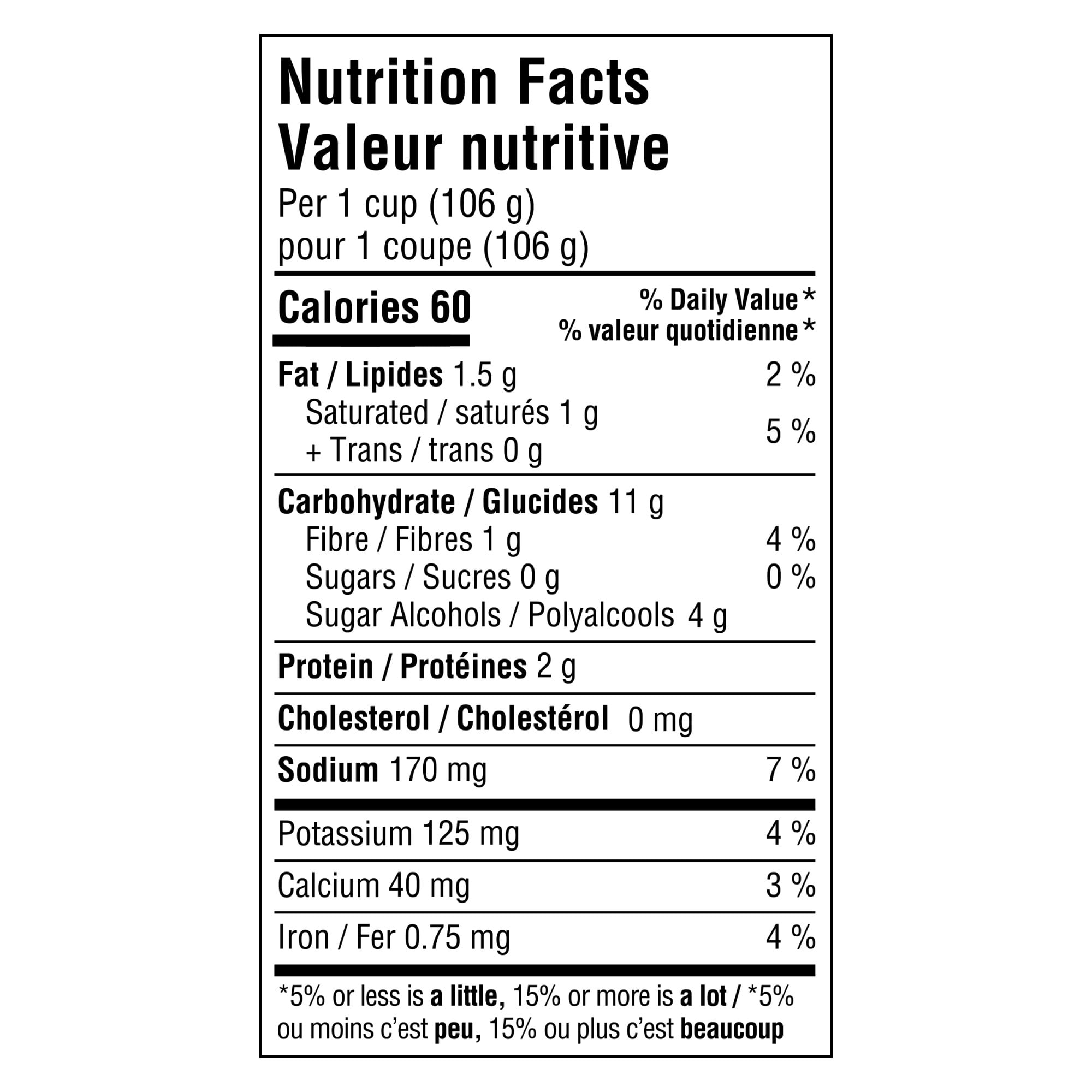 Goûters Au Pouding Réfrigéré Prêt-À-Servir À Saveur De Chocolat Sans Sucre Ajouté, Paquet De 4 424 g