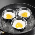 thumbnail image 2 of Uf de Cuisson en Forme de Cœur en Acier Inoxydable Moule Moule à Oeuf de Cuisine, 2 of 5