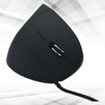 thumbnail image 1 of RENACLIPY Gaming Vertical Mouse Black Plastic for Office Work 1Pack, 1 of 8