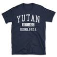 thumbnail image 1 of Yutan Nebraska Classic Established Men's Cotton T-Shirt, 1 of 1