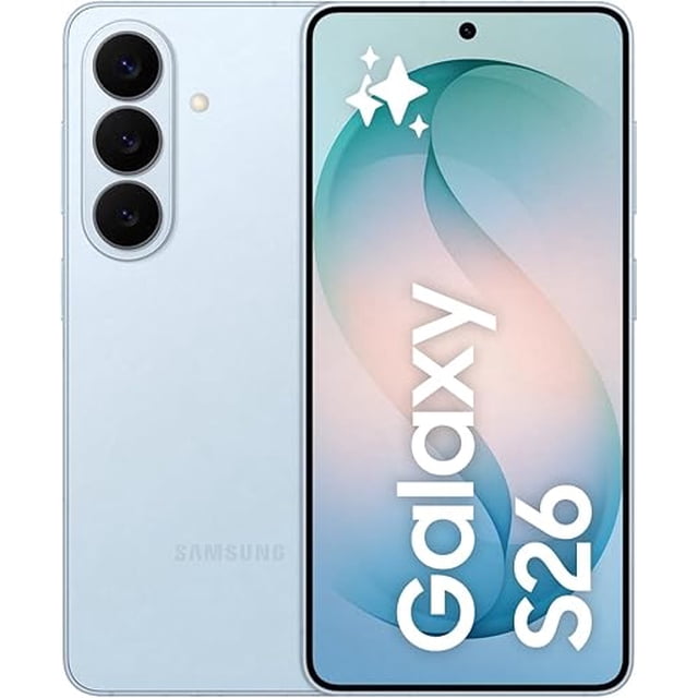 Téléphone Intelligent Déverrouillé Samsung Galaxy S26 Remis à Neuf Bleu Ciel 256 Go de Stockage, Écran Dynamique 6,3 Pouces, Fonctions Galaxy AI, Conception Résistante à l'Eau Boîte Ouverte