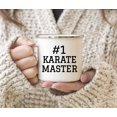 thumbnail image 3 of Koyal Wholesale Campfire Coffee Mug Thank You Gift, #1 Karate Master, Set of 1, 3 of 4