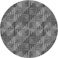 thumbnail image 1 of Ahgly Company Indoor Round Patterned Gray Dolphin Gray Area Rugs, 8' Round, 1 of 6