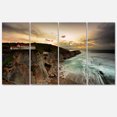 thumbnail image 2 of Impression sur Toile Photo de Bord de Mer Frappant une Colline Rocheuse - Océan, 2 of 3