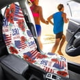 thumbnail image 3 of Garronmavis 1-Pack Multi-Functional Front Car Seat Towel Cover, Waterproof Sweat-Resistant Universal Fit Seat Protector for Cars SUV Trucks Sedan Van, Ideal for Gym Workout Beach Hiking Running, 3 of 8
