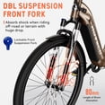 thumbnail image 5 of HOVSCO Electric Bike, 500W Peak Motor 20mph, 48V/15Ah, E-Mountain bicycle for Women, UL2849, APP Control, 5 of 9