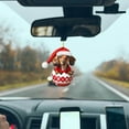 thumbnail image 5 of Dachshund Christmas Hanging Tag - Holiday Car Decor Keychain Gift, 5 of 5